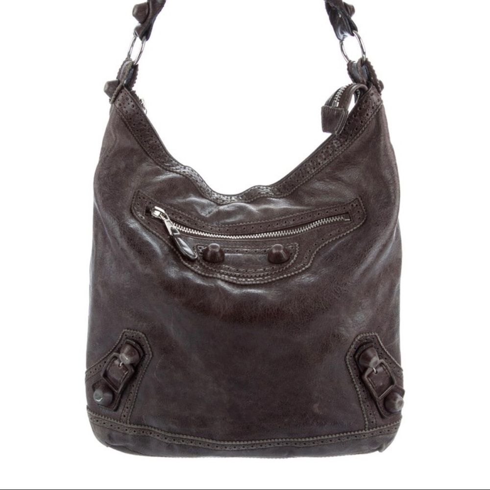 Balenciaga Giant Brogue Day Hobo